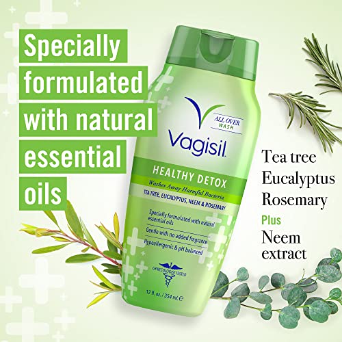 Vagisil Feminine Wash for Intimate Area Hygiene, Healthy Detox, All Over Body Wash VagisilBuy Supplements Australia