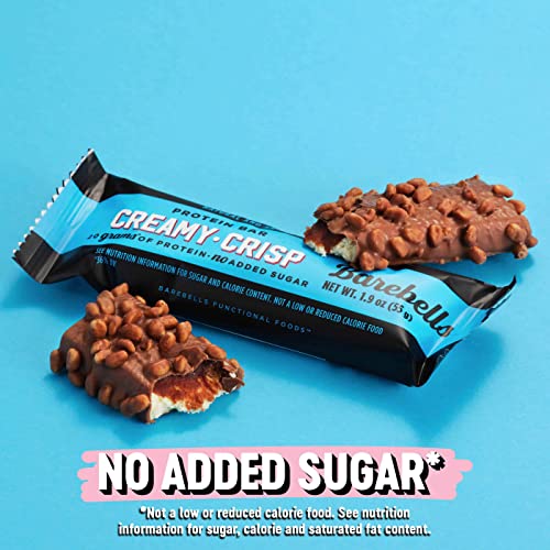 Barebells Protein Snacks Bars Creamy Crisp - 12 Count, 1.9oz Bars 55g of High Protein BAREBELLSBuy Supplements Australia