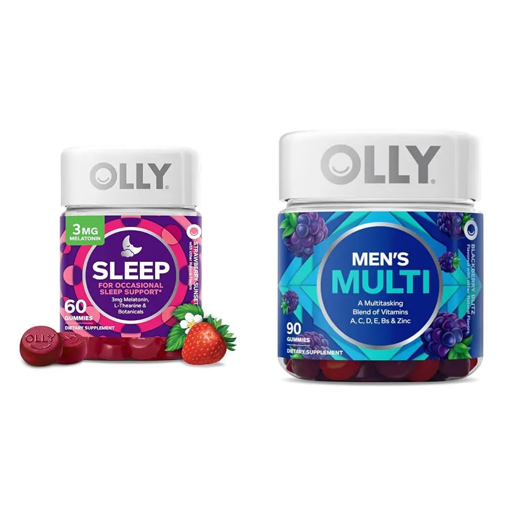 OLLY Sleep & Men's Multivitamin Gummy Bundles, Melatonin & Vitamin Supplements OLLYBuy Supplements Australia
