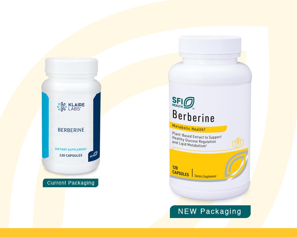 Klaire Labs Berberine HCI 500mg - Berberine Supplement - Gluten-Free, Hypoallergenic Klaire LabsBuy Supplements Australia