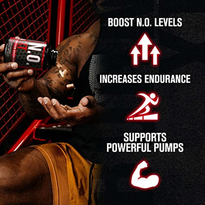 Jacked Factory Nitrosurge Pre Workout, N.O. XT Nitric Oxide Supplement & Build-XT Daily Muscle Builder Bundle