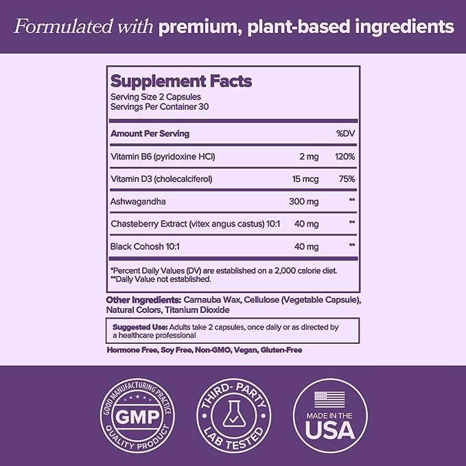 MENO Vitamins for Menopause, 30 Servings (Pack of 3) - Hormone-Free Menopause O PositivBuy Supplements Australia