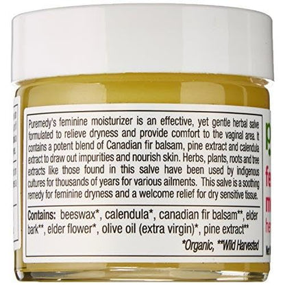 Puremedy Feminine Moisturizer for Women All Natural & Organic Unscented Moisturizing Herbal Salve PuremedyBuy Supplements Australia