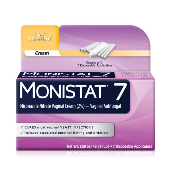 Monistat 7 Vaginal Cream with Tube Plus 7 Disposable Applicators, Anti-Fungal, For Most Vaginal Yeast MonistatBuy Supplements Australia