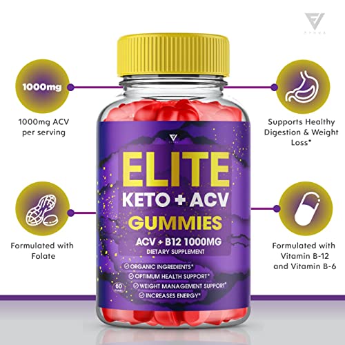 (2 Pack) Elite Keto ACV Gummies AVC, Elite Keto Plus ACV Advanced Weight Loss Gummies FyvusBuy Supplements Australia