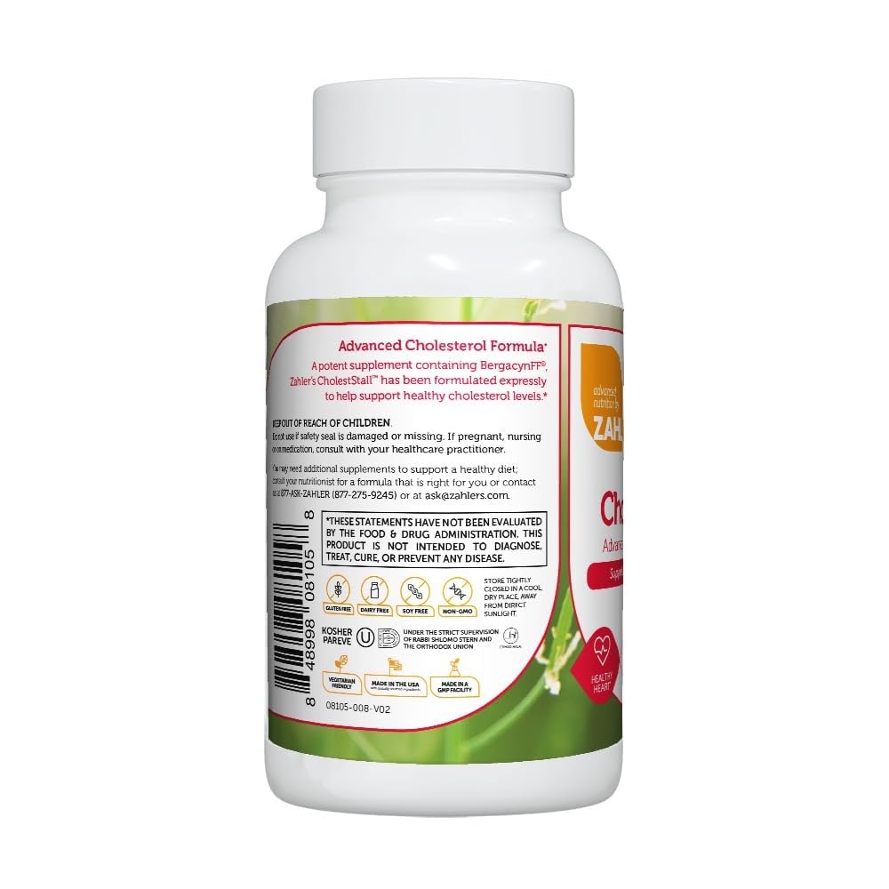 Zahler CholestStall, Cholesterol Support Supplement, Helps Maintain LDL, Certified Kosher, 30 Capsules ZahlerBuy Supplements Australia