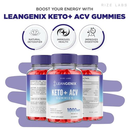 (3 Pack) Leangenix Keto ACV Gummies, Leangenix Keto + ACV for Advanced Weight Loss rize labsBuy Supplements Australia