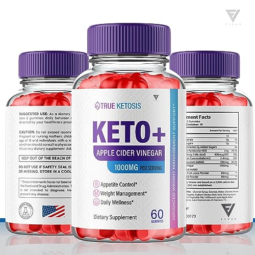 (2 Pack) True Ketosis Keto Gummies for Weight Loss, True Ketosis Keto ACV Gummies FyvusBuy Supplements Australia