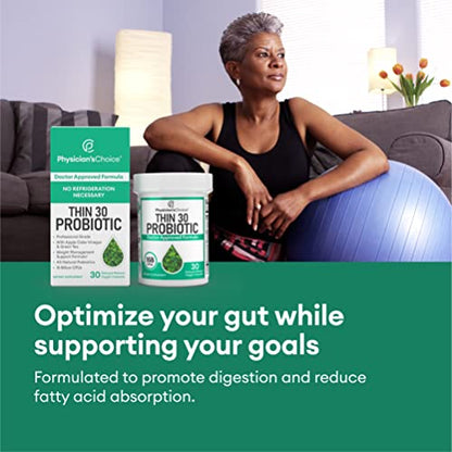 Physician's CHOICE Probiotics for Weight Management & Bloating- 6 Probiotic Strains Physician's CHOICEBuy Supplements Australia