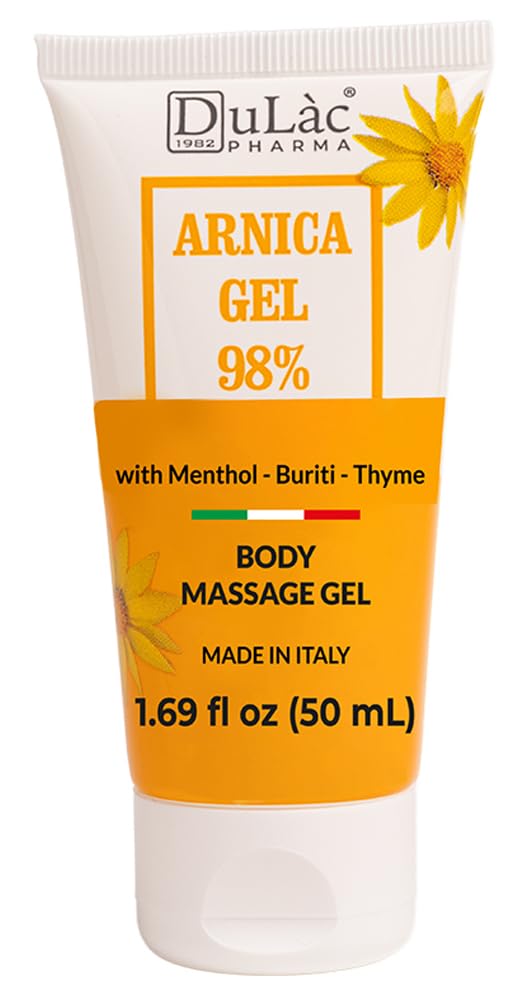 Dulac Arnica Body Massage Gel – Water-Based Cosmetic Massage Gel with Arnica Montana, Fast-Absorbing Lightweight Texture, Non-Greasy Feel, Dermatologically Tested, 1.7 Fl Oz DULÀC FARMACEUTICI 1982Buy Supplements Australia