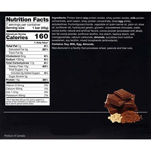 ProtiWise – High Protein 15g Bar | 7/Box | Weight Loss, Diet, KETO Friendly, Hunger Control ProtiWise - By Doctors Weight LossBuy Supplements Australia