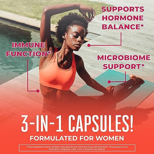 MaryRuth's 3-in-1 Daily Health Probiotics for Women | Clinically Tested | Hormone Support MaryRuth OrganicsBuy Supplements Australia