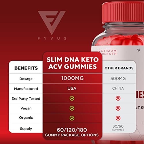 Slim DNA Keto Plus ACV Gummies Slimdna Keto ACV Gummies 500 MG Advanced FyvusBuy Supplements Australia