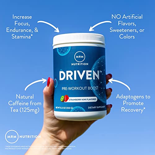 MRM Nutrition Driven Pre-Workout Powder | Blood Orange Flavored | 125mg Caffeine MRMBuy Supplements Australia