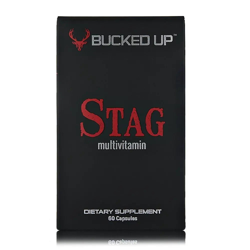Stag Multivitamin - Men - Full Spectrum Vitamin Formula - Vitality, Immunity and Muscle Function (60 Capsules) Bucked Up