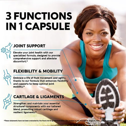 Glucosamine | Chondroitin | MSM | Collagen - 2800 mg Joint Support Supplement NUTRAHARMONYBuy Supplements Australia