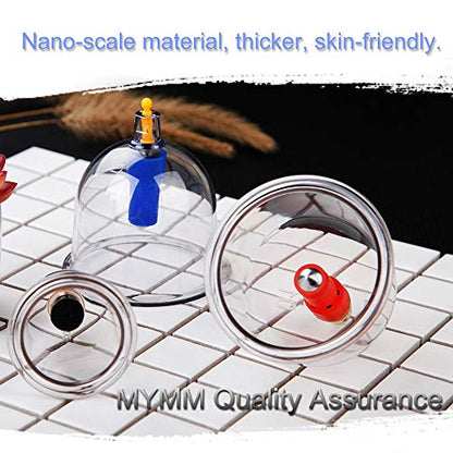 MYMM 12 Cupping Cups Sets Biomagnetic Traditional Professional Chinese Therapy Massage MYMMBuy Supplements Australia