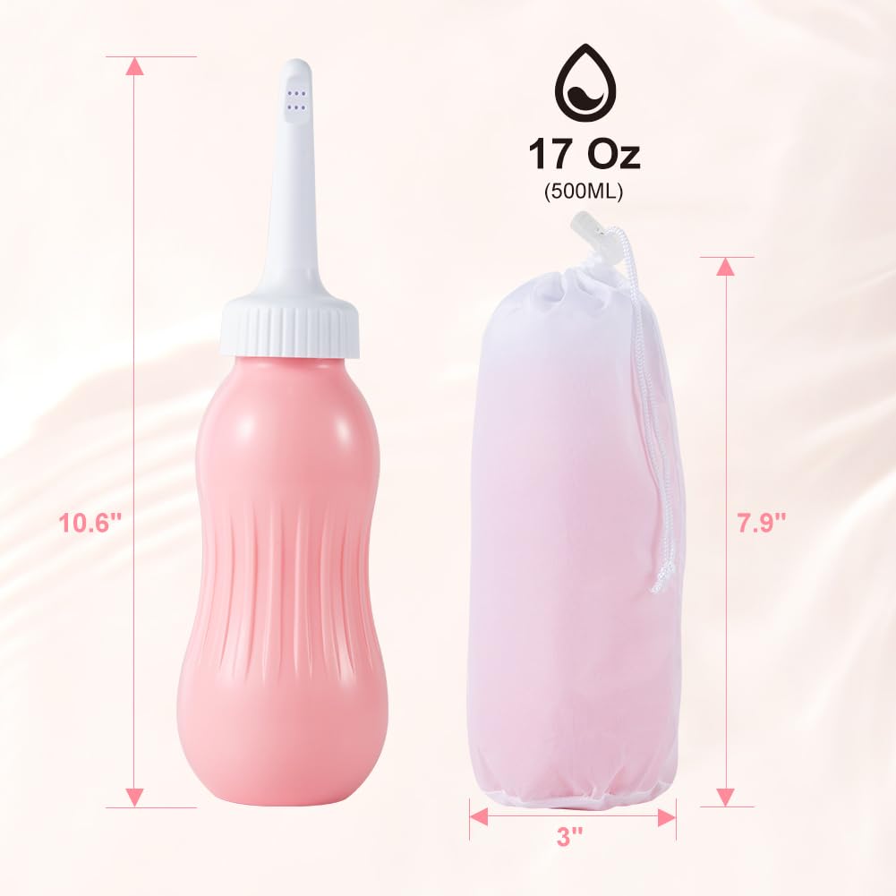 OFFO Peri Bottle 2 PCS for Postpartum Recovery, 17OZ (500ML) Labor and Delivery Essentials OFFOBuy Supplements Australia
