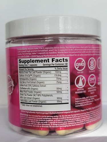 Clean+Lean-Organic Fat Burner by FitFarm USA - Worlds First Organic Fat Burner Supports FIT FARM USABuy Supplements Australia