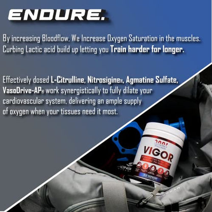 Leviathan Wellness Vigor - Stimulant Free, Nitric Oxide Boosting Pre-Workout Powder Leviathan WellnessBuy Supplements Australia