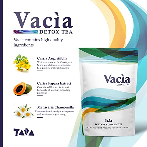 Tava Vacia Detox Tea Supplement, Boosts Energy, Supports Joint Mobility and Immune System TAVABuy Supplements Australia