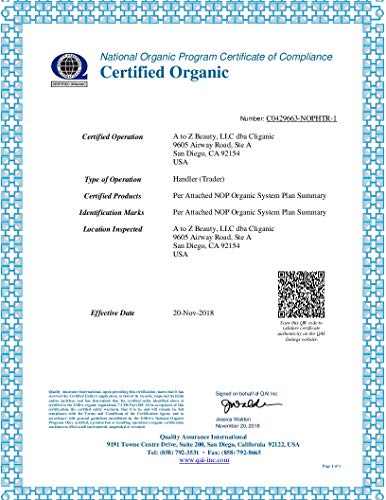 Cliganic Organic Castor Oil, 100% Pure (2oz with Eyelash Kit) - For Eyelashes, Eyebrows, Hair & Skin CliganicBuy Supplements Australia