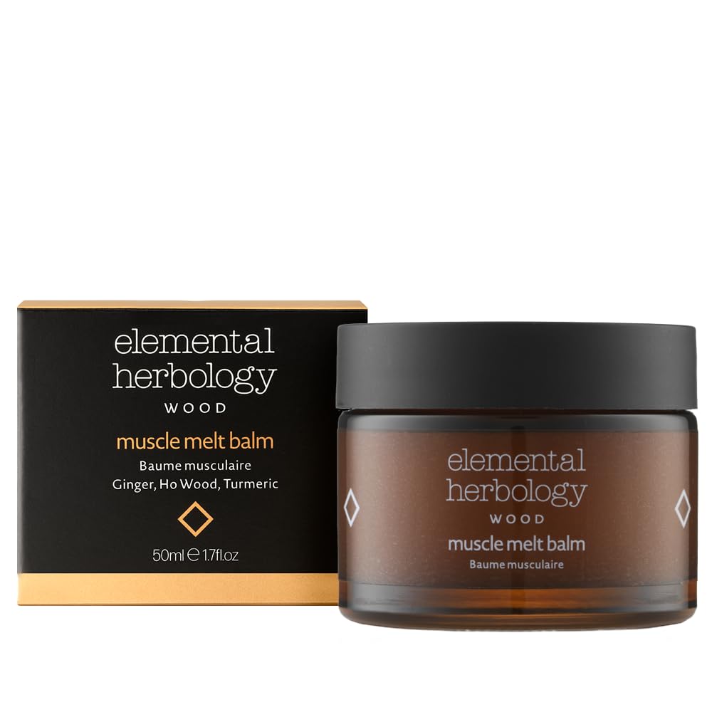 Elemental Herbology Muscle Melt Body Balm 1.7 fl oz – Warming with Ginger, Ho Wood & Turmeric – Comforting Botanical Treatment for Massage & Post-Activity Relaxation Elemental HerbologyBuy Supplements Australia