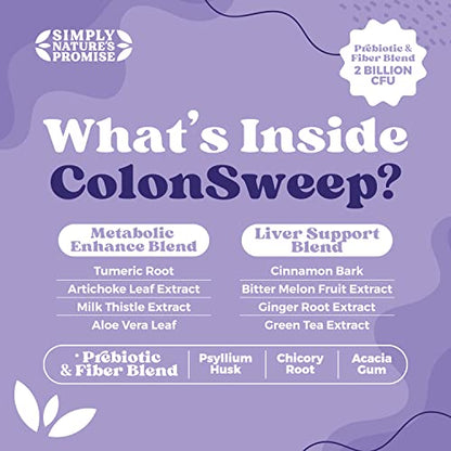 Simply Nature's Promise - ColonSweep Psyllium Husk Powder Colon Cleanser, 8 oz. COLON SWEEPBuy Supplements Australia
