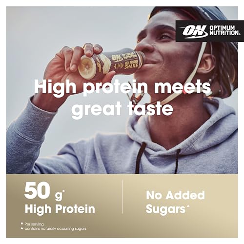 Optimum Nutrition High Protein Shake Bottles, Ready To Drink Healthy Snacks, No added Optimum NutritionBuy Supplements Australia