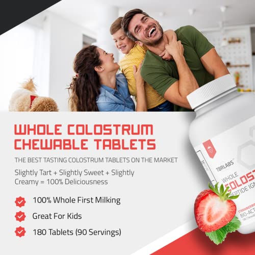 Bovine Colostrum Chewable Tablets - TBR Labs - with Immunoglobulins and Lactoferrin TBR LabsBuy Supplements Australia
