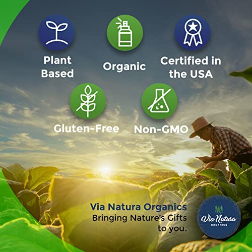 Via Natura Organics Apple Cider Vinegar Capsules 1000mg | Organic Herbal Supplement Via Natura OrganicsBuy Supplements Australia