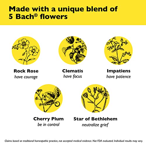 Bach RESCUE PEARLS, Natural Orange Vanilla Flavor, Natural Stress Relief, Homeopathic Flower Essence RESCUEBuy Supplements Australia