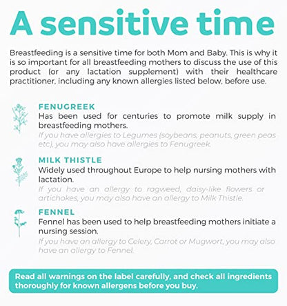 USDA Organic Lactation Supplement - Increase Milk Supply with Herbal Breastfeeding PURE COBuy Supplements Australia