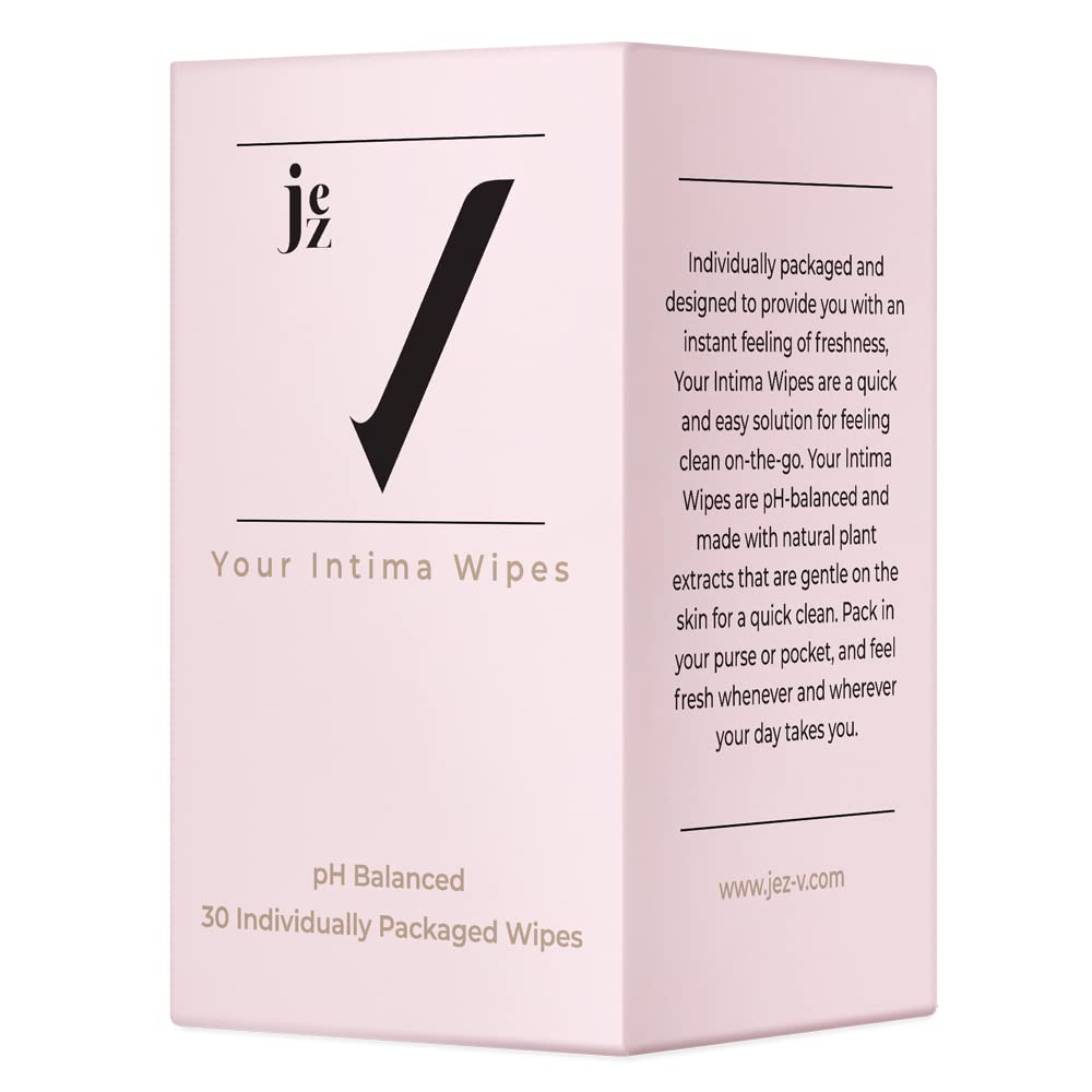 Jez Your Intima Wipes 30-Pack - Women's Feminine Care, Hygiene Products On the Go JEZBuy Supplements Australia
