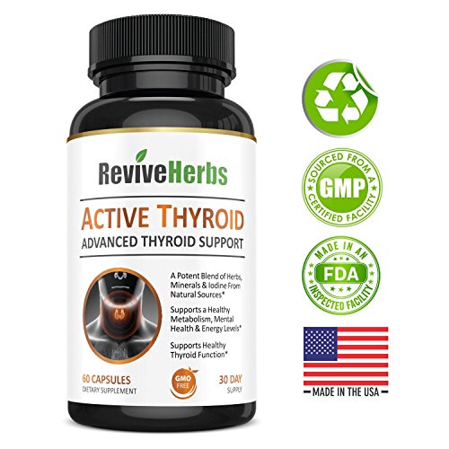 Revive Herbs Premium Thyroid Support with Ashwagandha, Iodine, Selenium, Magnesium Revive HerbsBuy Supplements Australia