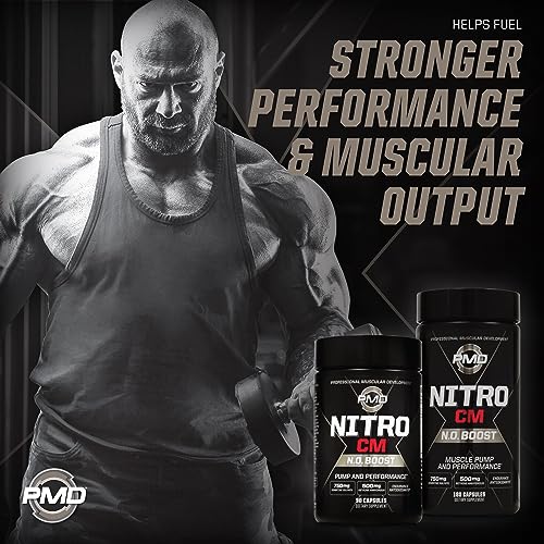 PMD Sports Nitro cm - Nitric Oxide with Agmatine Pre Workout Supplement - Muscle PMDBuy Supplements Australia