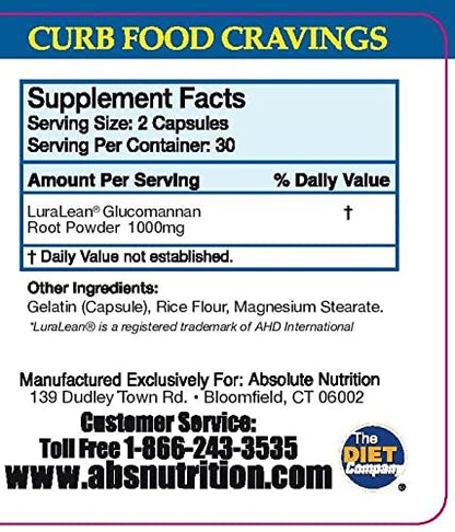 Absolute Nutrition, Curb Food Cravings, Absolutely Full, 60 Caps Absolute NutritionBuy Supplements Australia