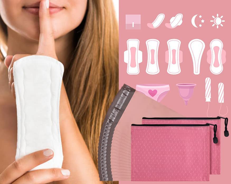 400 pcs Sanitary Napkin Disposal Bags, Feminine Personal Disposal Bags, Pink Feminine Hygiene Disposal HQSLsundBuy Supplements Australia
