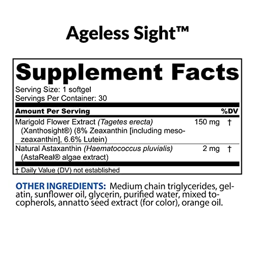 BioTRUST Ageless Sight, Blue Light Protection, Promotes Optimal Eye Health BioTrustBuy Supplements Australia