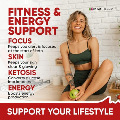Keto Gummies - Delicious Low-Carb Snack to Boost Ketosis, Metabolism & Energy MAXIBEARSBuy Supplements Australia