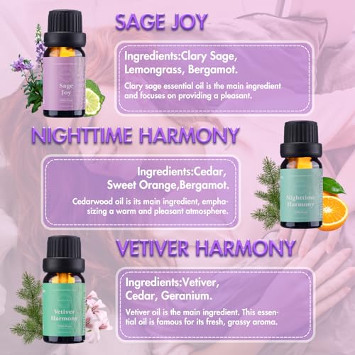 WECONA Essential Oils for Diffusers For Home - Dreamland Slumber Aromatherapy Oils Set WECONABuy Supplements Australia