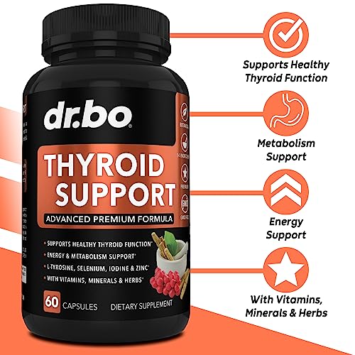 Thyroid Support for Women & Men Supplement - Natural Metabolism, Mood & Energy Enhancer DR. BOBuy Supplements Australia