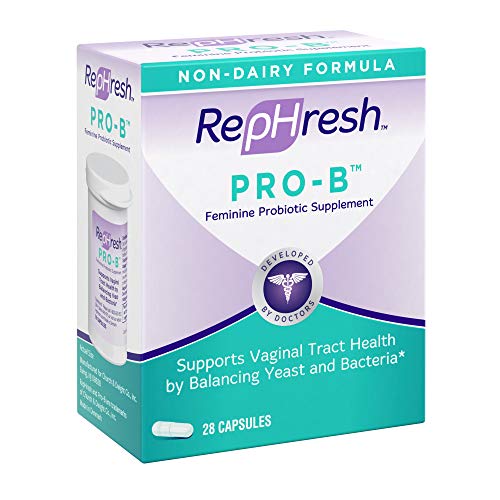 NEW RepHresh Pro-B Feminine Probiotic Supplement Non- Dairy Formula/Vegetarian Capsule, 28ct RephreshBuy Supplements Australia