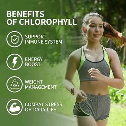 Organic Chlorophyll Gummies with Ashwagandha, Black Seed Oil, Apple Cider Vinegar SijigoodBuy Supplements Australia