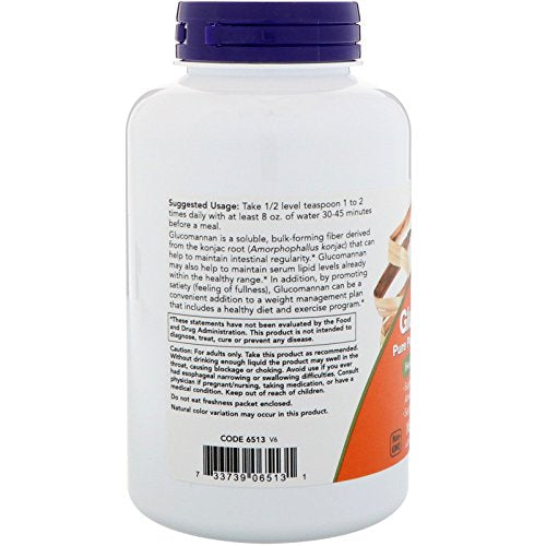 NOW Supplements, Glucomannan (Amorphophallus konjac) Pure Powder, Supports Regularity NOWBuy Supplements Australia