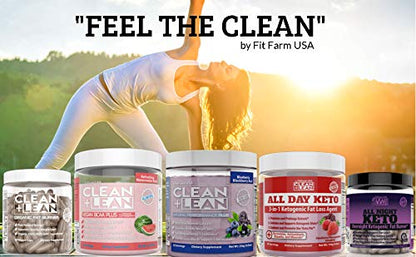 Clean+Lean-Organic Fat Burner by FitFarm USA - Worlds First Organic Fat Burner Supports FIT FARM USABuy Supplements Australia