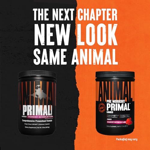 Animal Primal Muscle Hydration + Preworkout Powder – Contains Beta Alanine, 3DPump AnimalBuy Supplements Australia