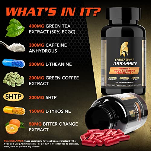 Spartasport Assassin Weight Management Formula - Weight Loss Pills for Women Men SpartasportBuy Supplements Australia